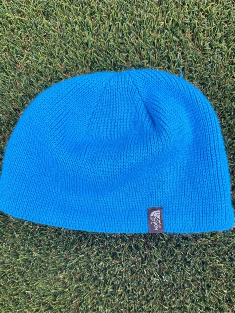The North Face Kids Turquoise Knit Beanie